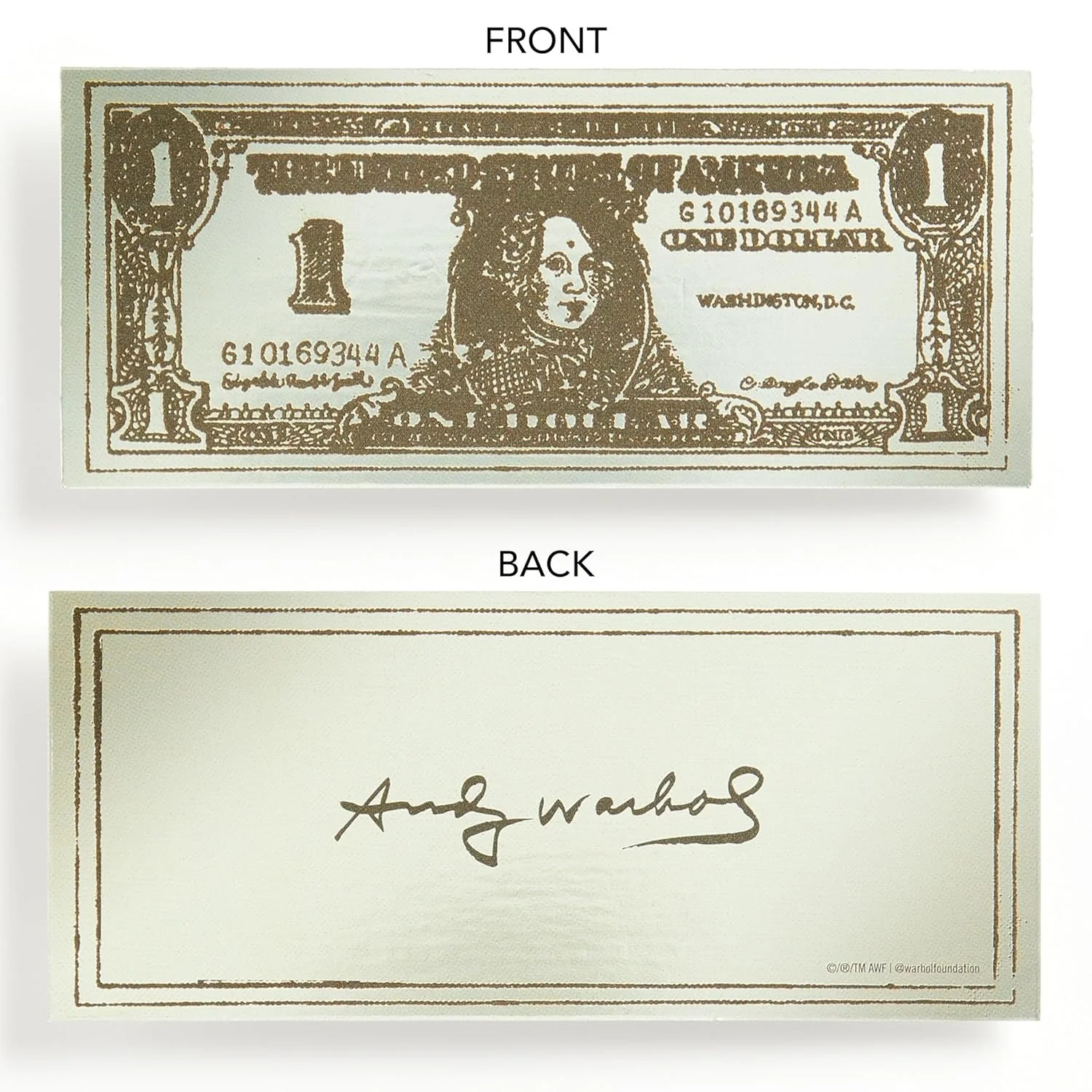 Andy Warhol Dollar Bookmark - Image 3