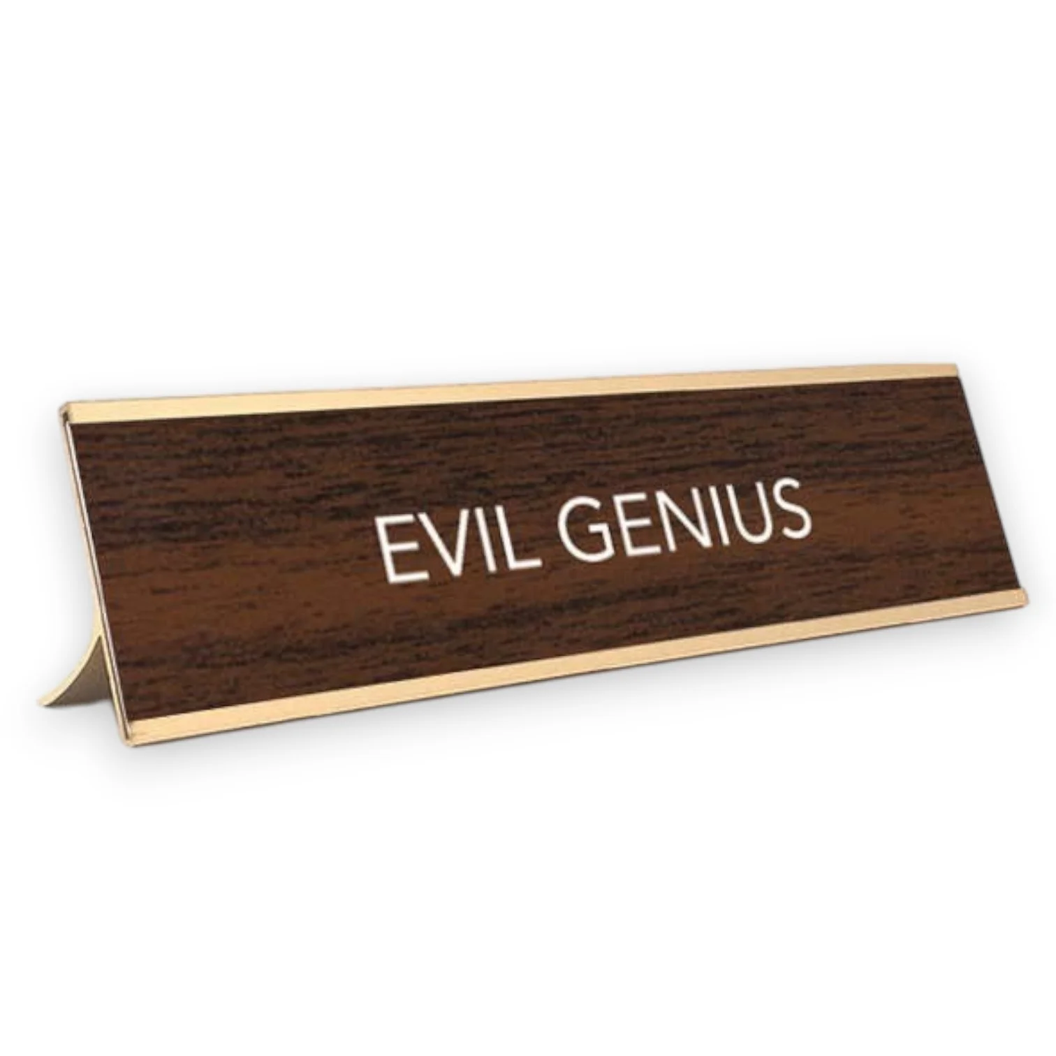 Evil Genius Nameplate