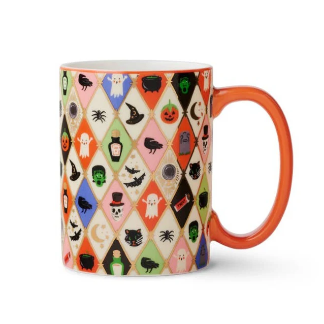Halloween Argyle Mug