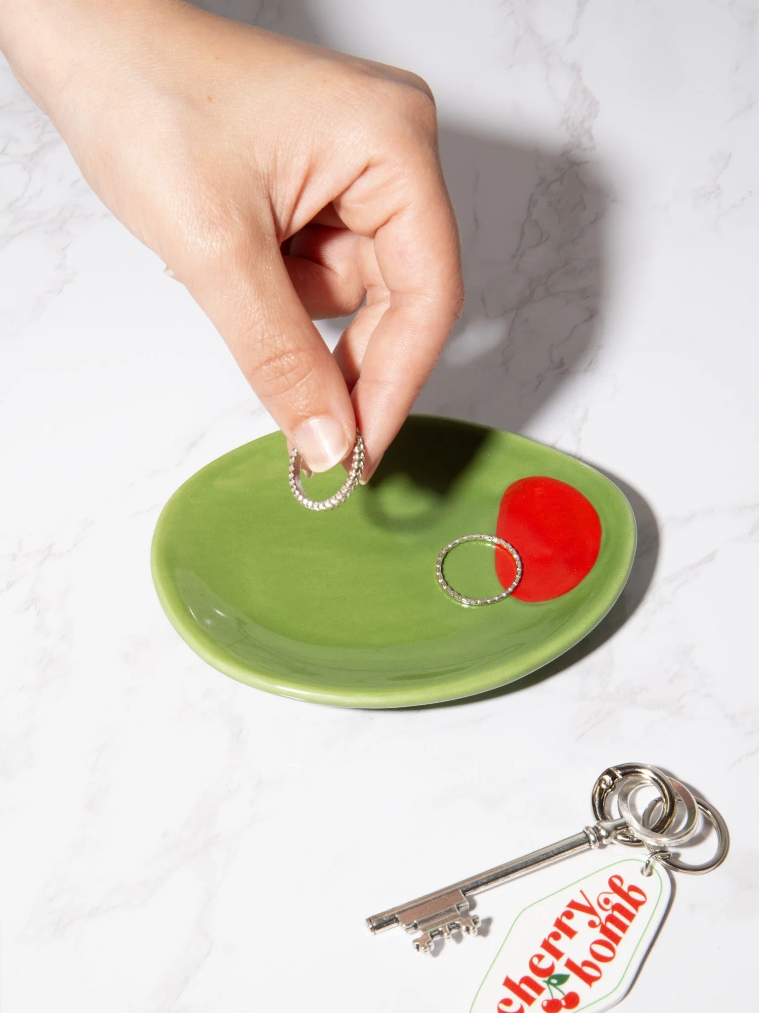 Olive Trinket Tray - Image 2