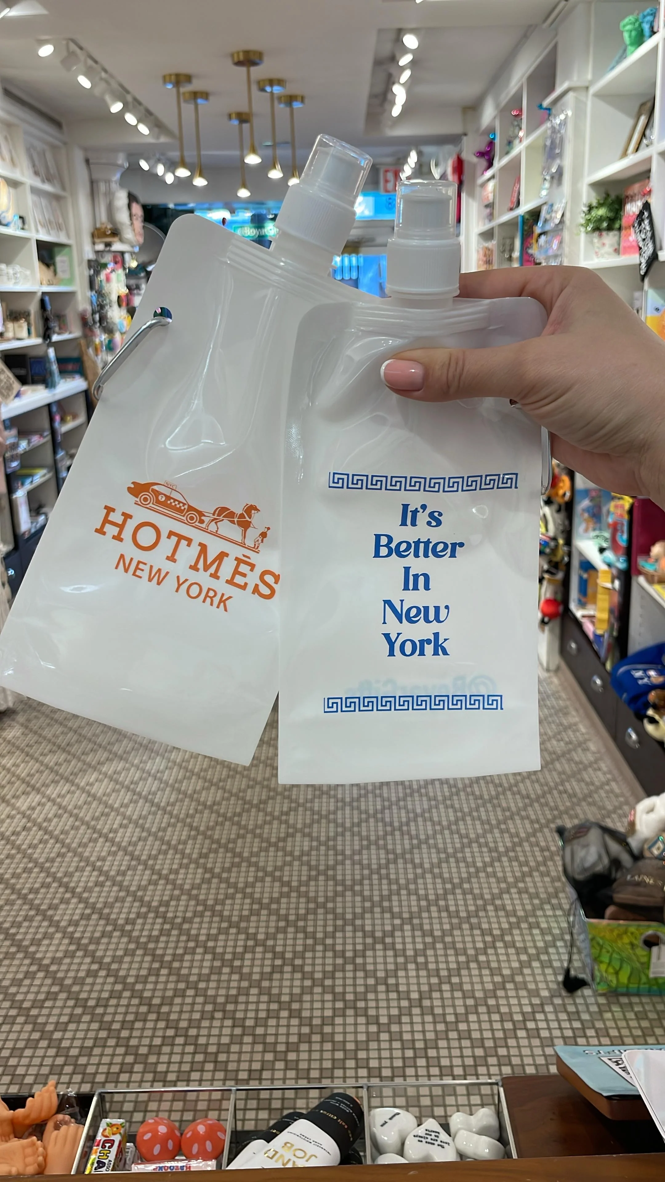 Plastic NY Flask - Image 2
