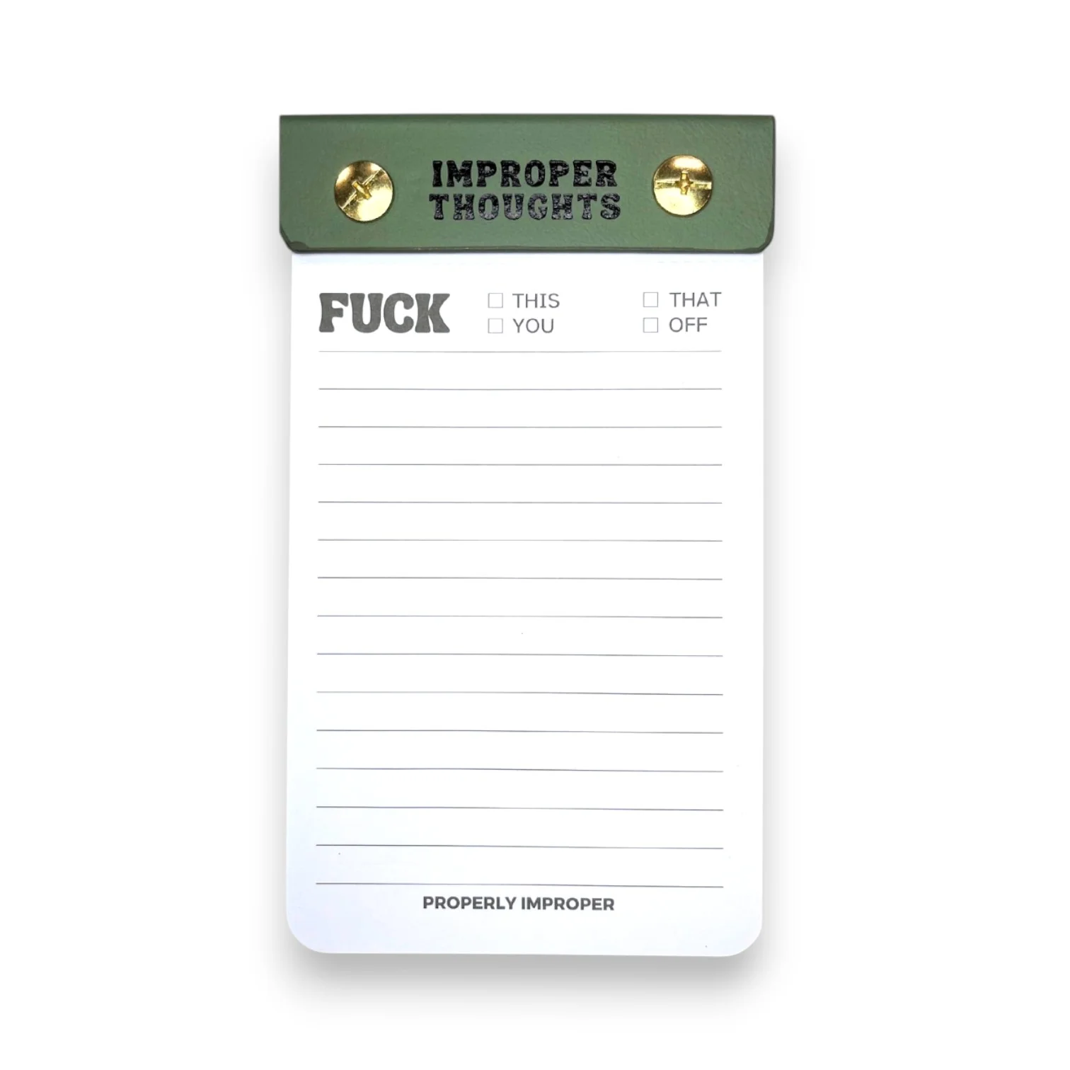 Tear Off Sheet Notepad